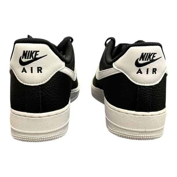 Nike Air Force 1 Low \'07 Black White Mens Size 11 CT2302-002 New Authentic